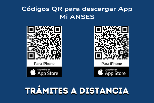 Códigos QR para App Mi Anses