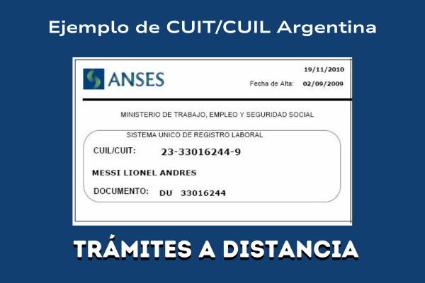 Diferencia entre CUIL y CUIT Argentina