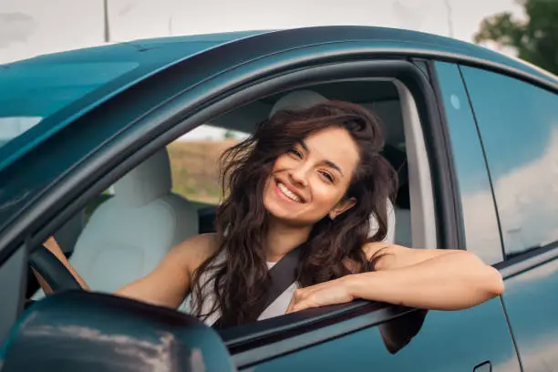 Mujer licencia de conducir