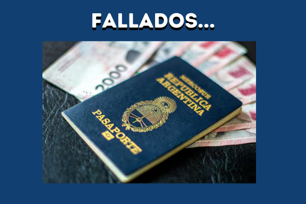 Pasaportes fallados 2025